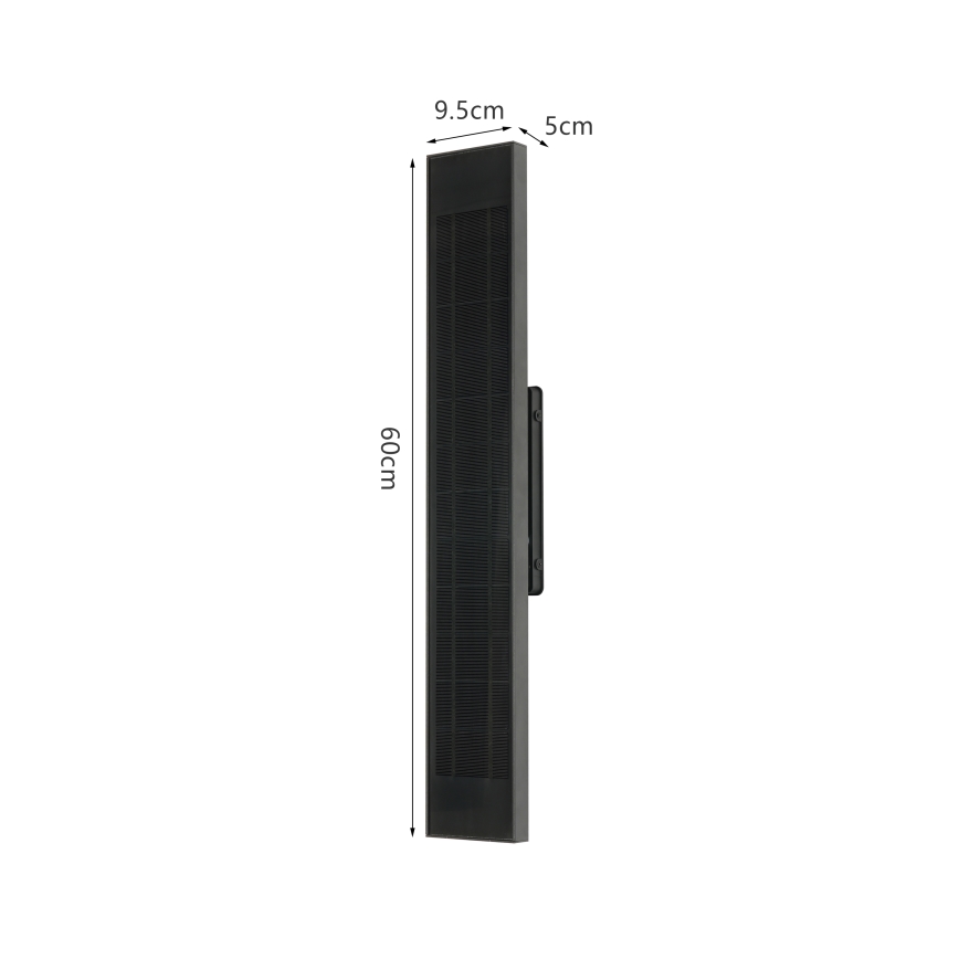 Brilagi - LED-dæmpbar solcelle-væglampe SUN LED/4W/230V 60 cm 4000 mAh IP44