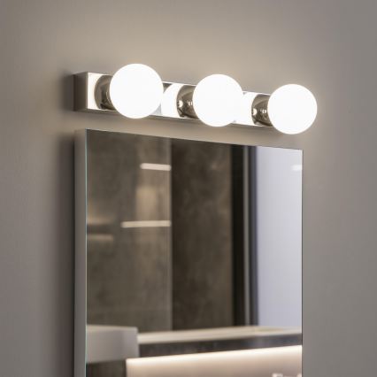 BRILAGI - Sæt 2x LED badeværelses væglampe HOLLYWOOD 3xLED/3W/230V 39 cm IP44 blank krom