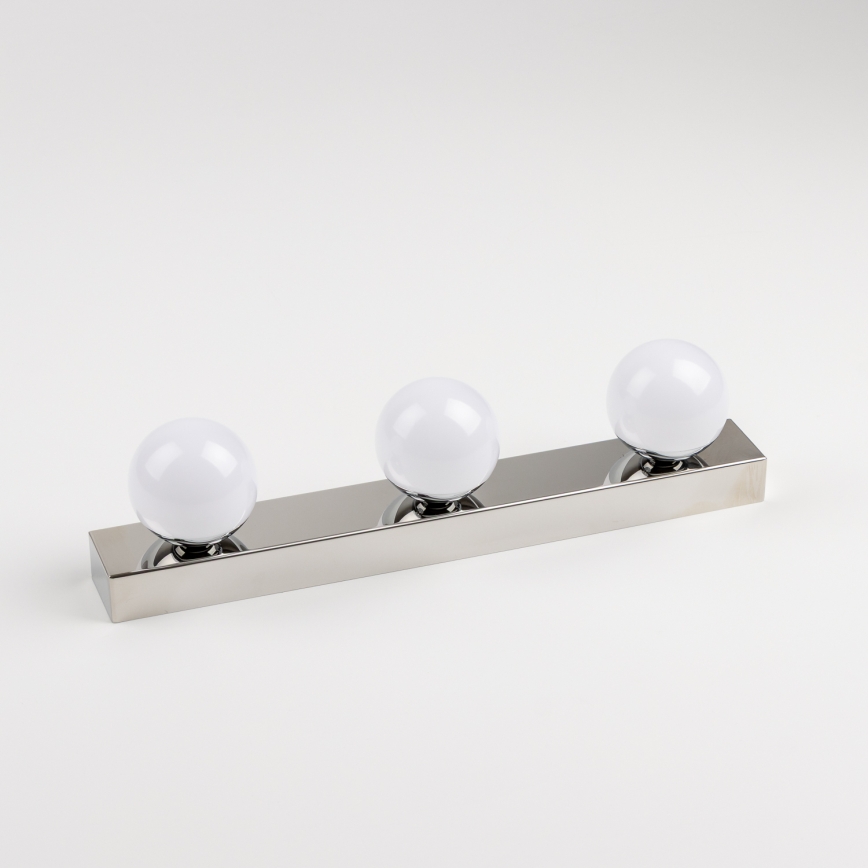 BRILAGI - Sæt 2x LED badeværelses væglampe HOLLYWOOD 3xLED/3W/230V 39 cm IP44 blank krom