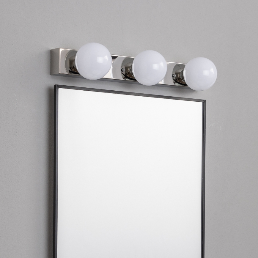 BRILAGI - Sæt 2x LED badeværelses væglampe HOLLYWOOD 3xLED/3W/230V 39 cm IP44 blank krom