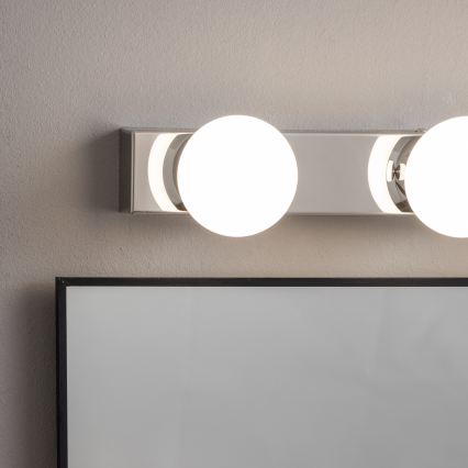 BRILAGI - Sæt 2x LED badeværelses væglampe HOLLYWOOD 3xLED/3W/230V 39 cm IP44 blank krom
