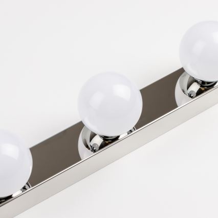 BRILAGI - Sæt 2x LED badeværelses væglampe HOLLYWOOD 3xLED/3W/230V 39 cm IP44 blank krom