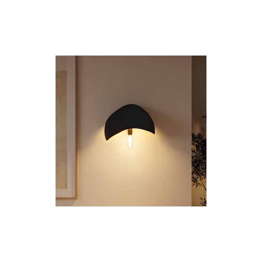 Brilagi - SÆT 2x Væglampe WABI SABI 1xE14/40W/230V sort
