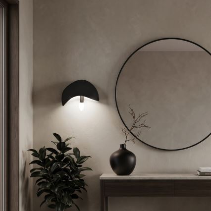 Brilagi - SÆT 2x Væglampe WABI SABI 1xE14/40W/230V sort