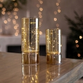 BRILAGI - Sæt med 2 LED-juledekorationer, LED/3xAA + 2xAA