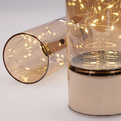 Brilagi - Sæt med 2 LED-juledekorationer, LED/3xAA + 2xAA