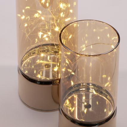 Brilagi - Sæt med 2 LED-juledekorationer, LED/3xAA + 2xAA