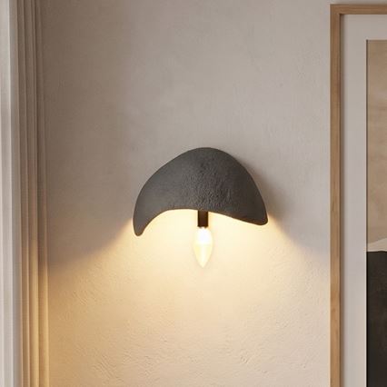 Brilagi - Sæt med 2 væglamper WABI SABI 1xE14/40W/230V grå