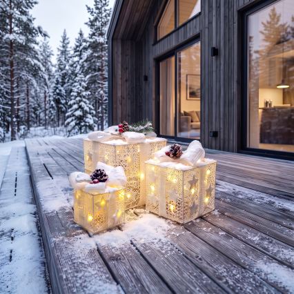 BRILAGI - Sæt med 3 LED udendørs juledekorationer LED/230V IP44 gaver