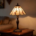 Brilagi - Tiffany-bordlampe FOLIA 1xE27/60W/230V