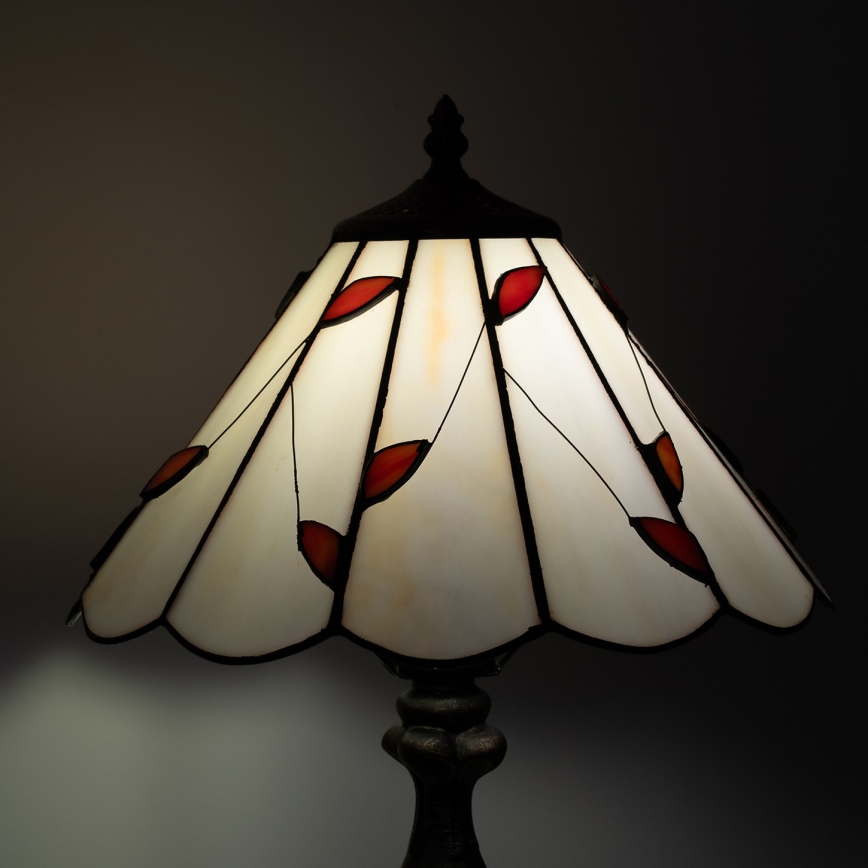 Brilagi - Tiffany-bordlampe FOLIA 1xE27/60W/230V