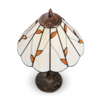 Brilagi - Tiffany-bordlampe FOLIA 1xE27/60W/230V