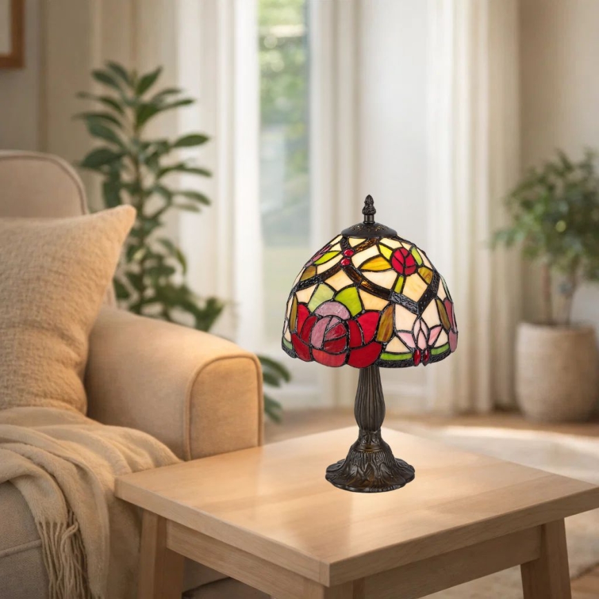 Brilagi - Tiffany bordlampe GARLAN 1xE14/40W/230V