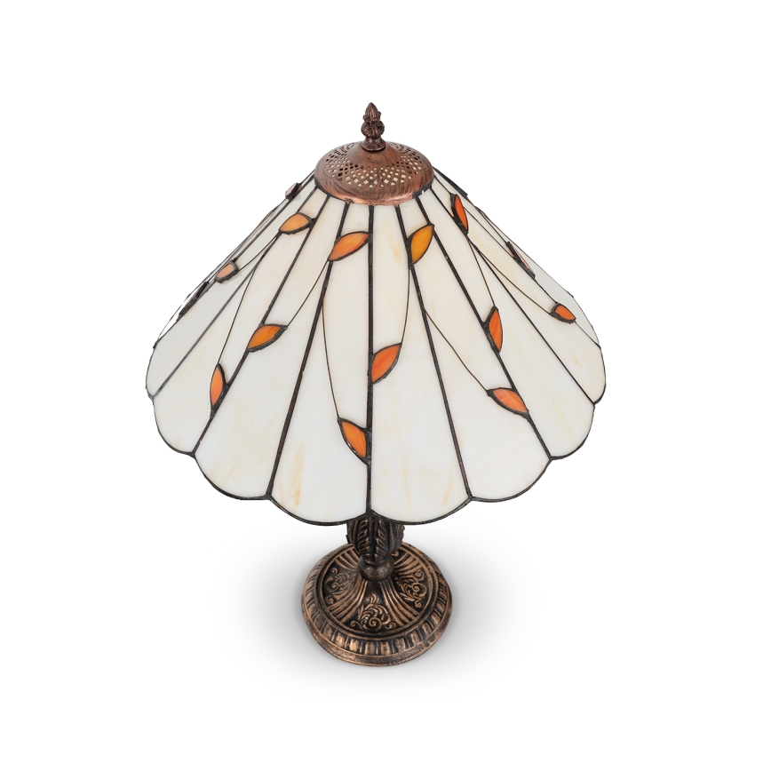 Brilagi - Tiffany bordlampe i glasmosaik FOLIA 2xE27/60W/230V