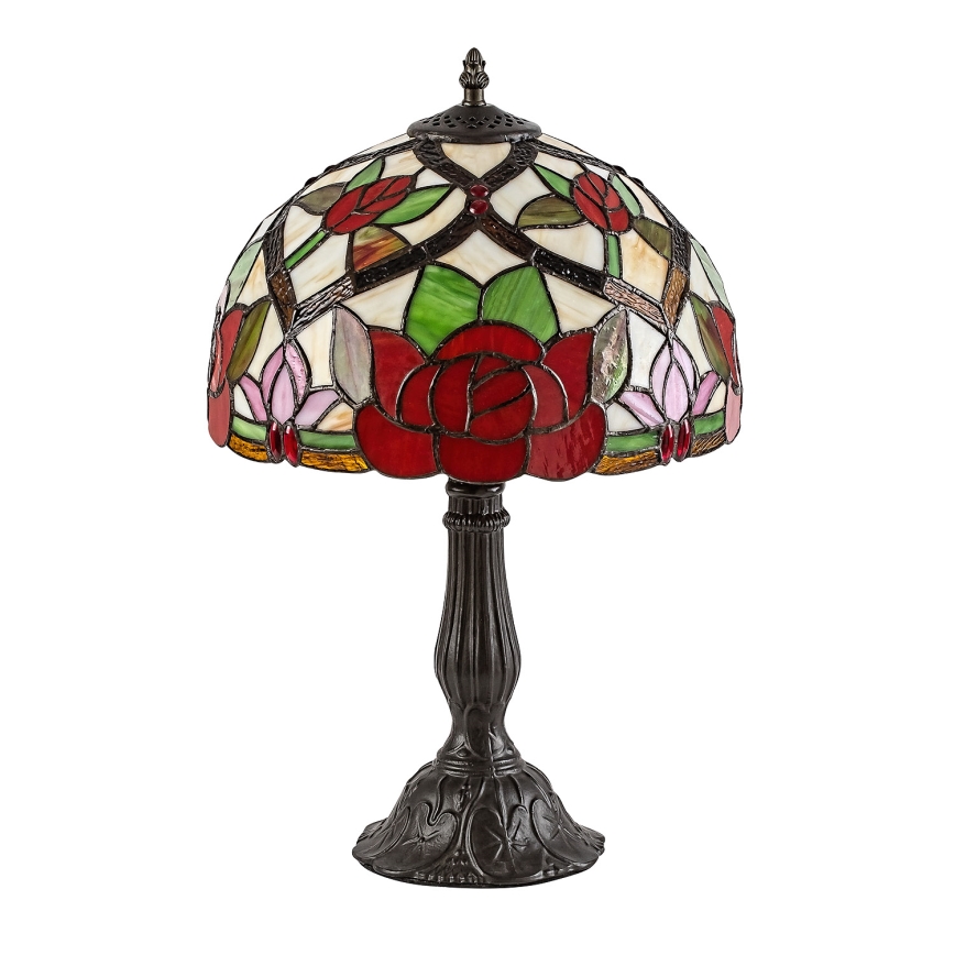 Brilagi - Tiffany bordlampe i glasmosaik GARLAN 1xE27/40W/230V