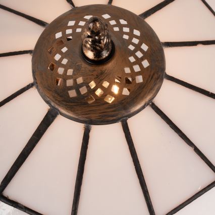Brilagi - Tiffany-bordlampe i glasmosaik SIENNA 1xE27/60W/230V