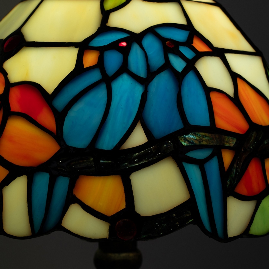 Brilagi - Tiffany bordlampe JUNGLE 1xE27/60W/230V