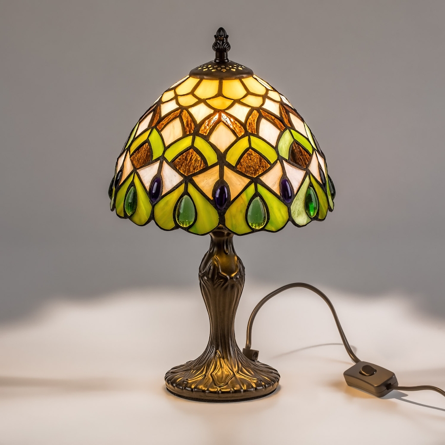 Brilagi - Tiffany-bordlampe MARGARET 1xE14/40W/230V