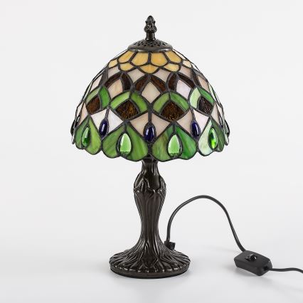 Brilagi - Tiffany-bordlampe MARGARET 1xE14/40W/230V