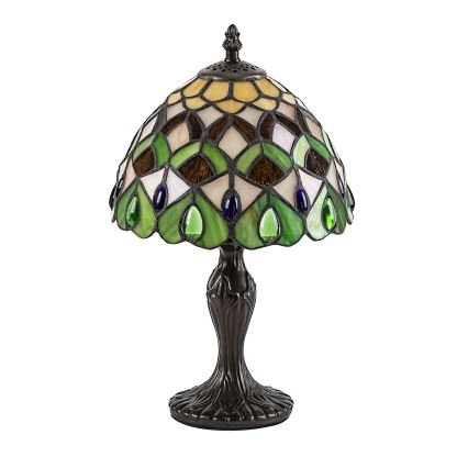 Brilagi - Tiffany-bordlampe MARGARET 1xE14/40W/230V