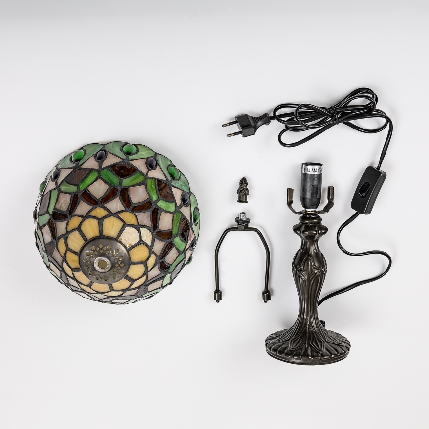 Brilagi - Tiffany-bordlampe MARGARET 1xE14/40W/230V