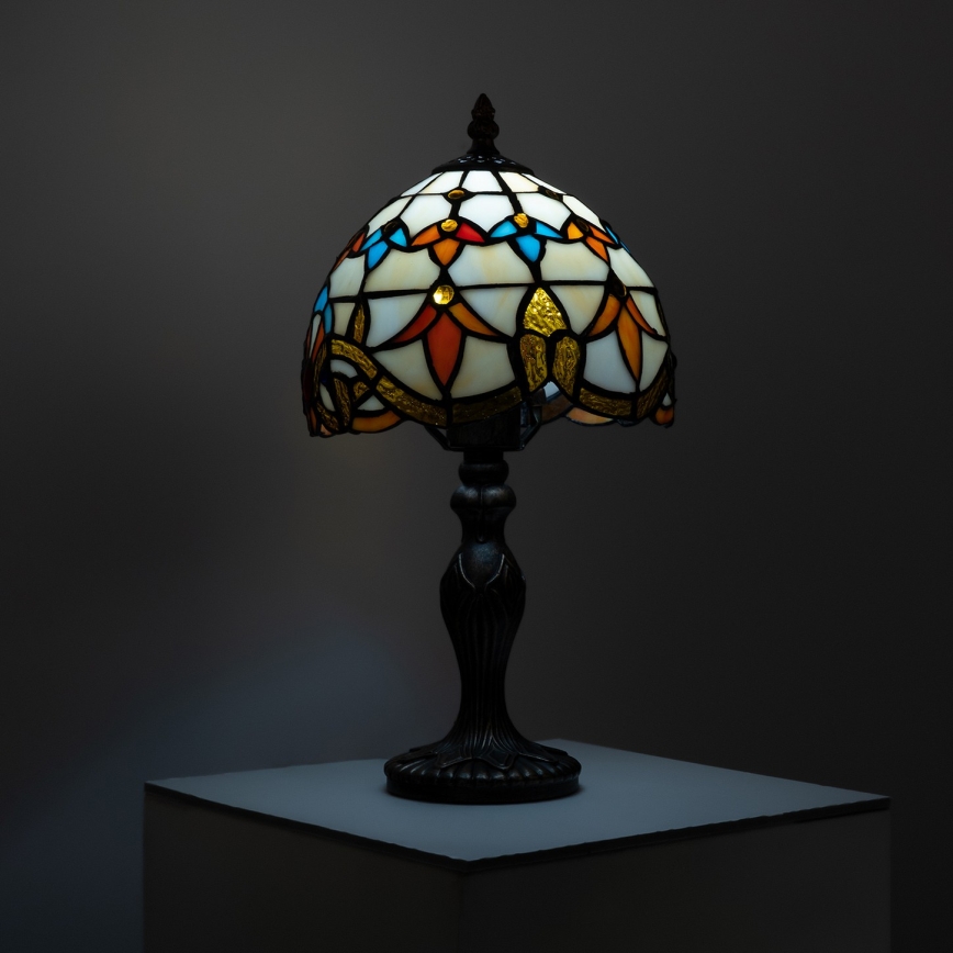 Brilagi - Tiffany-bordlampe MIRABELLA i glasmosaik 1xE27/60W/230V