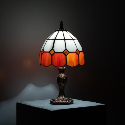 Brilagi - Tiffany-bordlampe SIENNA 1xE27/60W/230V