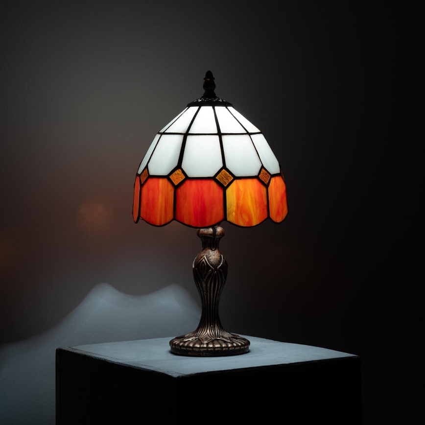 Brilagi - Tiffany-bordlampe SIENNA 1xE27/60W/230V