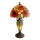 Brilagi - Tiffany-bordlampe SUNFLOWER med farvet glas, 1xE27/60W/230V + 1xE14/40W