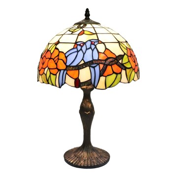 Brilagi - Tiffany-glas bordlampe JUNGLE 1xE27/60W/230V