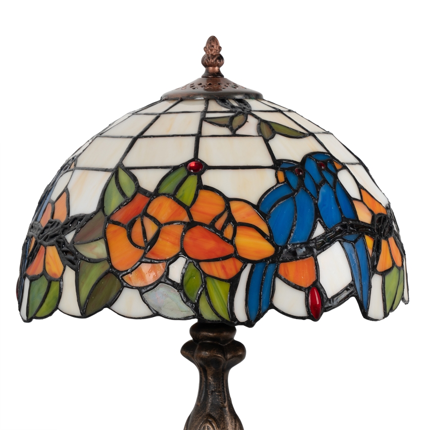 Brilagi - Tiffany-glas bordlampe JUNGLE 1xE27/60W/230V