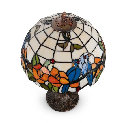 Brilagi - Tiffany-glas bordlampe JUNGLE 1xE27/60W/230V