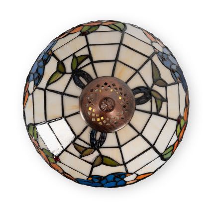 Brilagi - Tiffany-glas bordlampe JUNGLE 1xE27/60W/230V