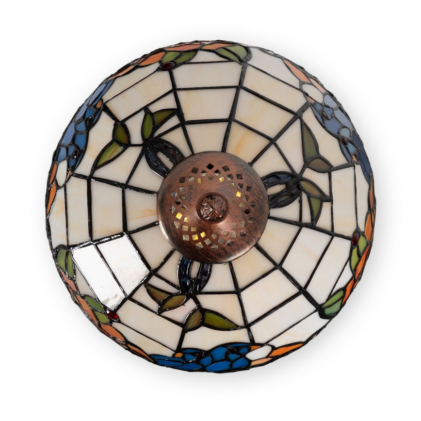 Brilagi - Tiffany-glas bordlampe JUNGLE 1xE27/60W/230V