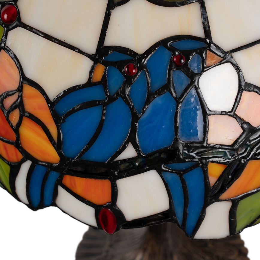 Brilagi - Tiffany-glas bordlampe JUNGLE 1xE27/60W/230V