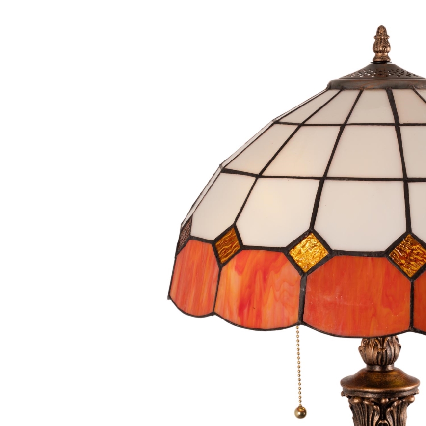 Brilagi - Tiffany-glas gulvlampe SIENNA 2xE27/60W/230V
