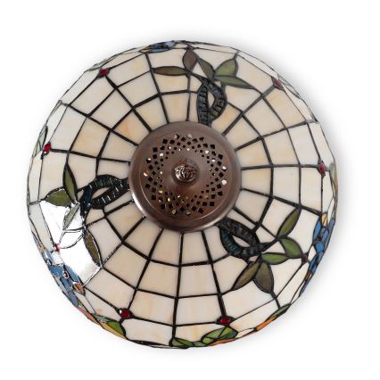 Brilagi - Tiffany-glasbordlampe JUNGLE 1xE27/60W/230V