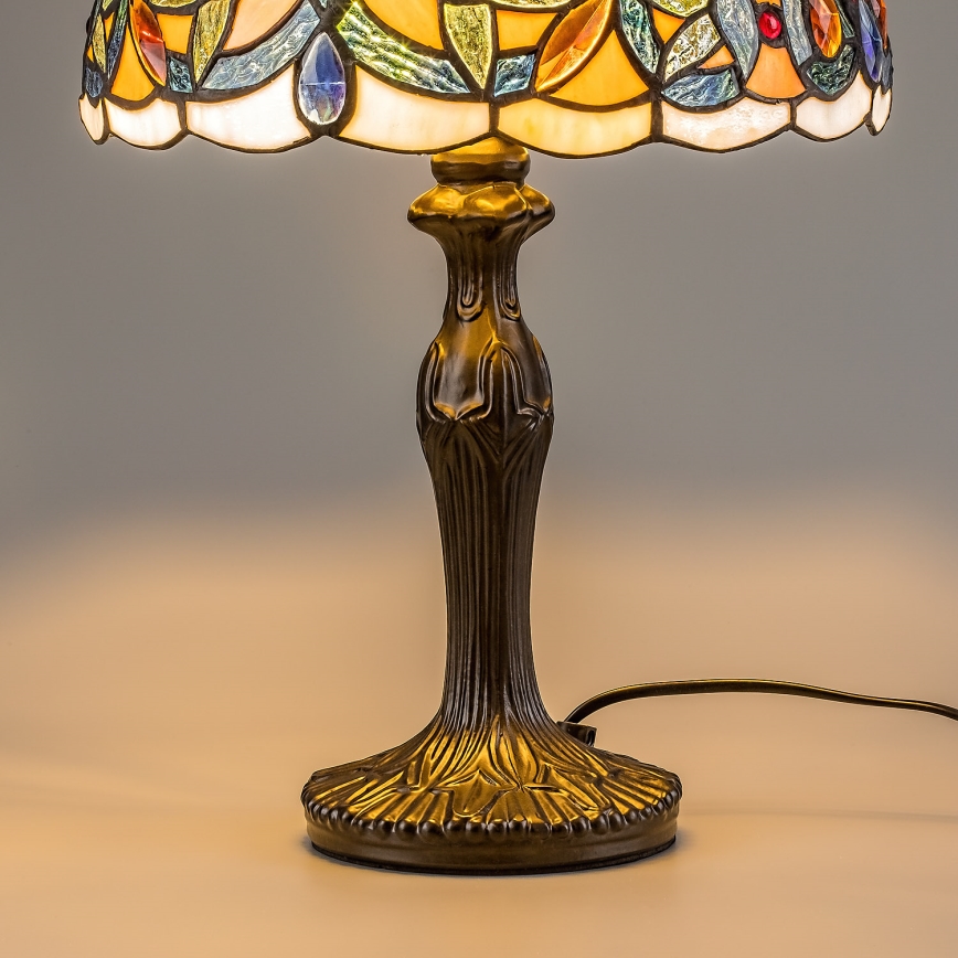 Brilagi - Tiffany-glasbordlampe LUISA 1xE27/40W/230V