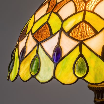 Brilagi - Tiffany-glasbordlampe MARGARET 1xE27/40W/230V