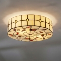 BRILAGI - Tiffany glasloftlampe FOLIA 2xE27/60W/230V Ø 40 cm