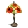 Brilagi - Tiffany glasmaleri bordlampe SUNFLOWER 1xE27/60W/230V