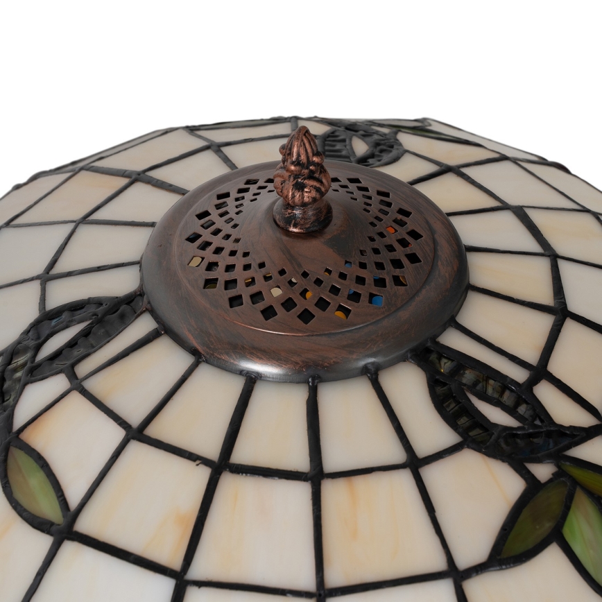Brilagi - Tiffany glasmosaik bordlampe JUNGLE 2xE27/60W/230V