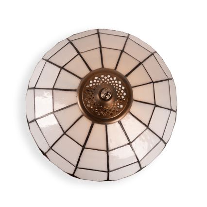 Brilagi - Tiffany-glasmosaik bordlampe SIENNA 1xE27/60W/230V