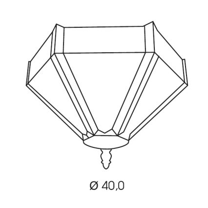 BRILAGI - Tiffany glasmosaik loftlampe EMERALD 2xE27/60W/230V Ø 40 cm