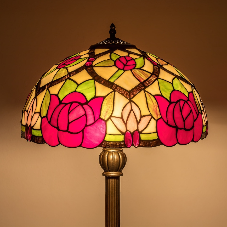 Brilagi - Tiffany-gulvlampe GARLAN 2xE27/60W/230V