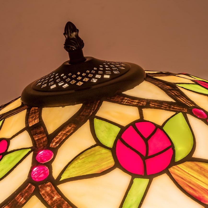 Brilagi - Tiffany-gulvlampe GARLAN 2xE27/60W/230V