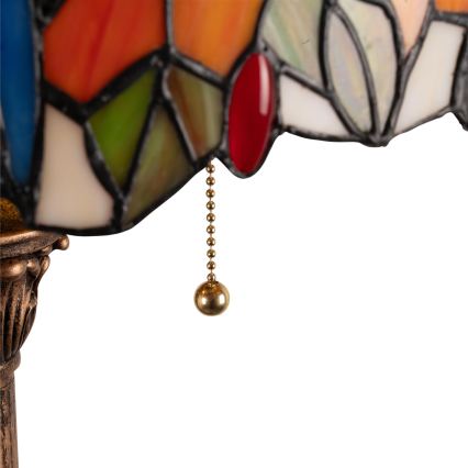 Brilagi - Tiffany-gulvlampe i farvet glas JUNGLE 2xE27/60W/230V