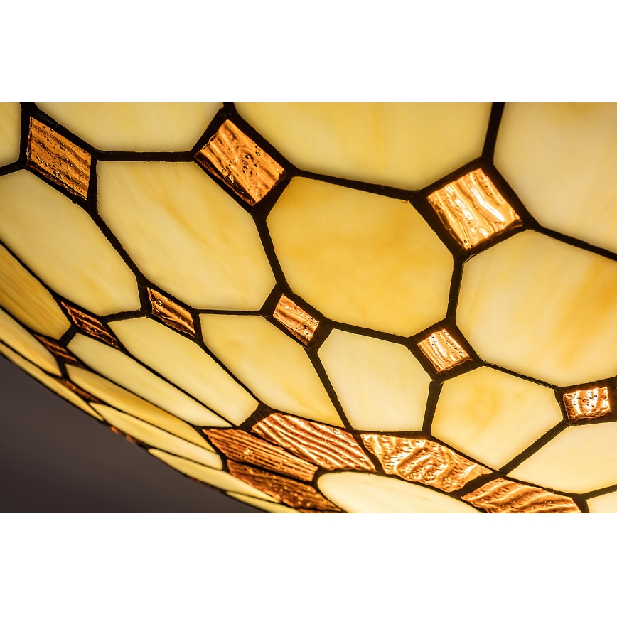 Brilagi - Tiffany-inspireret loftlampe DORAN 2xE27/60W/230V