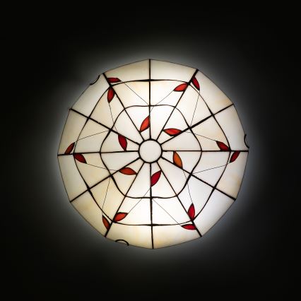 Brilagi - Tiffany-loftlampe FOLIA 2xE27/60W/230V Ø 40 cm