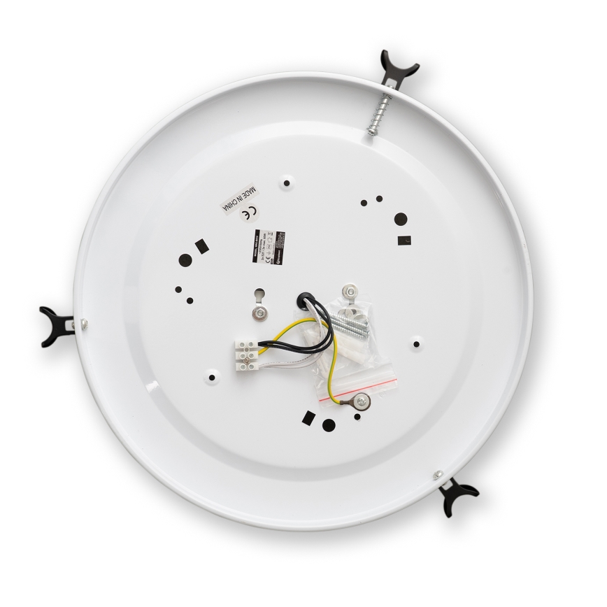 Brilagi - Tiffany loftlampe i farvet glas IVORY 2xE27/60W/230V Ø 40 cm